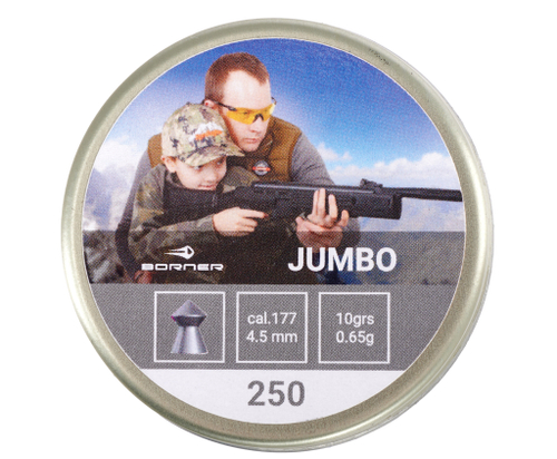Пули Borner Jumbo 4,5 мм, 0,65 г (250 штук)