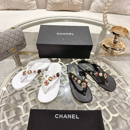 Chanel Slides (2 colors)