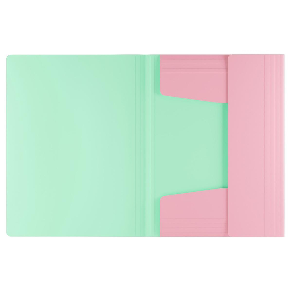 Папка на резинке А4 розовая 600мкм "Haze" (Berlingo)