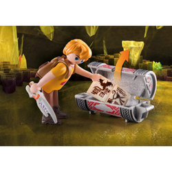 Playmobil - Драконы. Девять Миров. Дракон Пьерун + фигурка Тома 71081