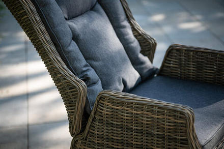 Регулируемое кресло из искусственного ротанга Besta Fiesta ВЕРОНА, коричневый