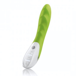 Вибратор Mystim цвета лайма Sassy Simon - 27 см. (Цвет: лаймовый)