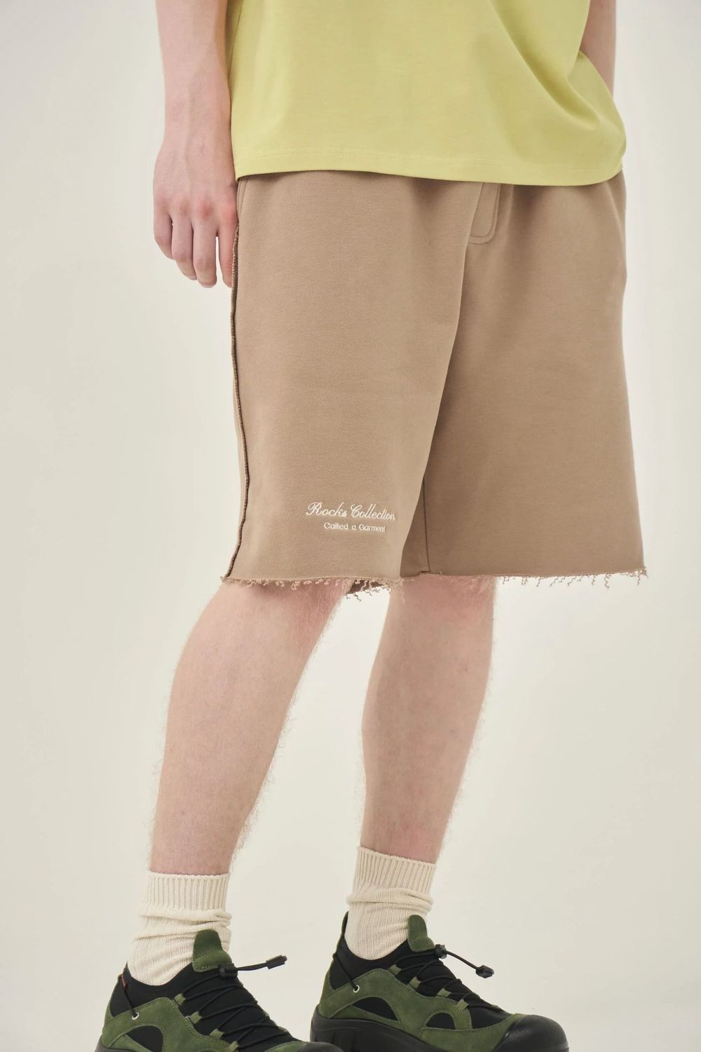 Шорты Called a Garment Rocks peach cotton бежевые