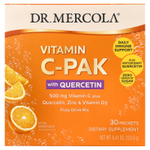 Dr. Mercola, витамин C-PAK с кверцетином, натуральный апельсиновый вкус, 30 пакетиков по 5,12 г (0,18 унции)