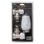 Комплект терморегулирующего оборудования для радиатора 1/2'' угловой VRT