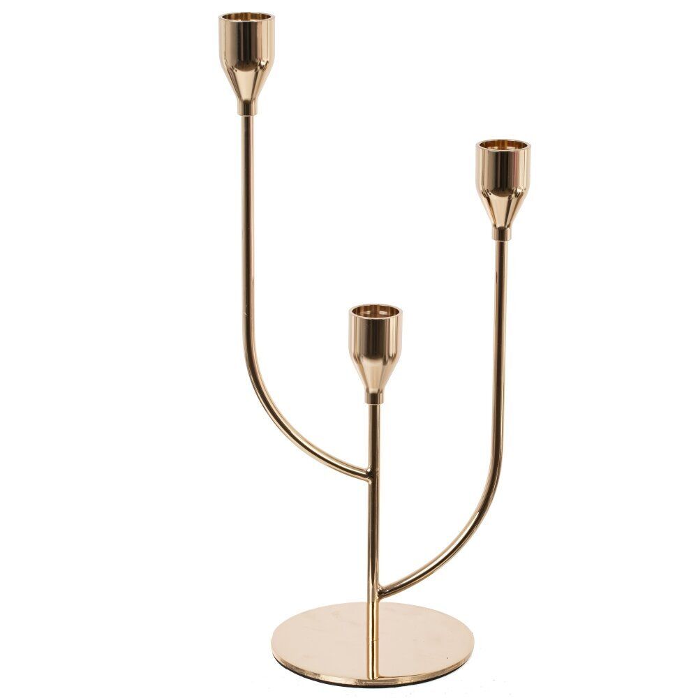 GAEM Подсвечник для 3-х свечей, L14 W10 H31 см