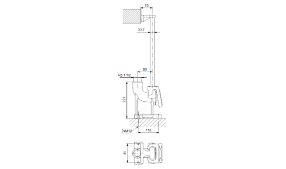 Автоматическая трубная муфта Grundfos DN40