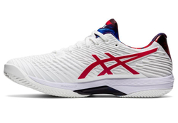 Мужские кроссовки теннисные Asics Solution Speed FF 2 Clay L.E. - white/classic red