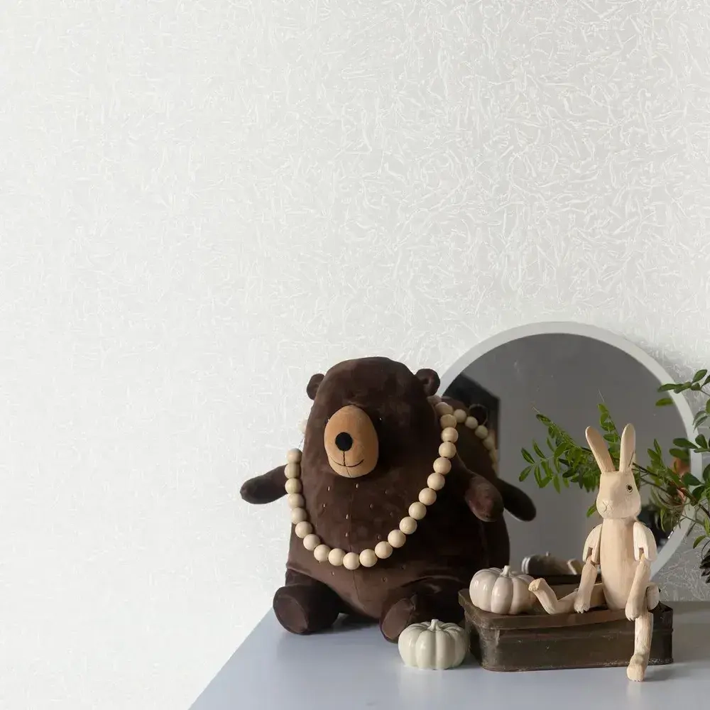 Обои флизелиновые 1.06. ASOZN-14, светло-серые, глянцевые однотонные без подгона, для кухни, гостиной, коридора, спальни, детской