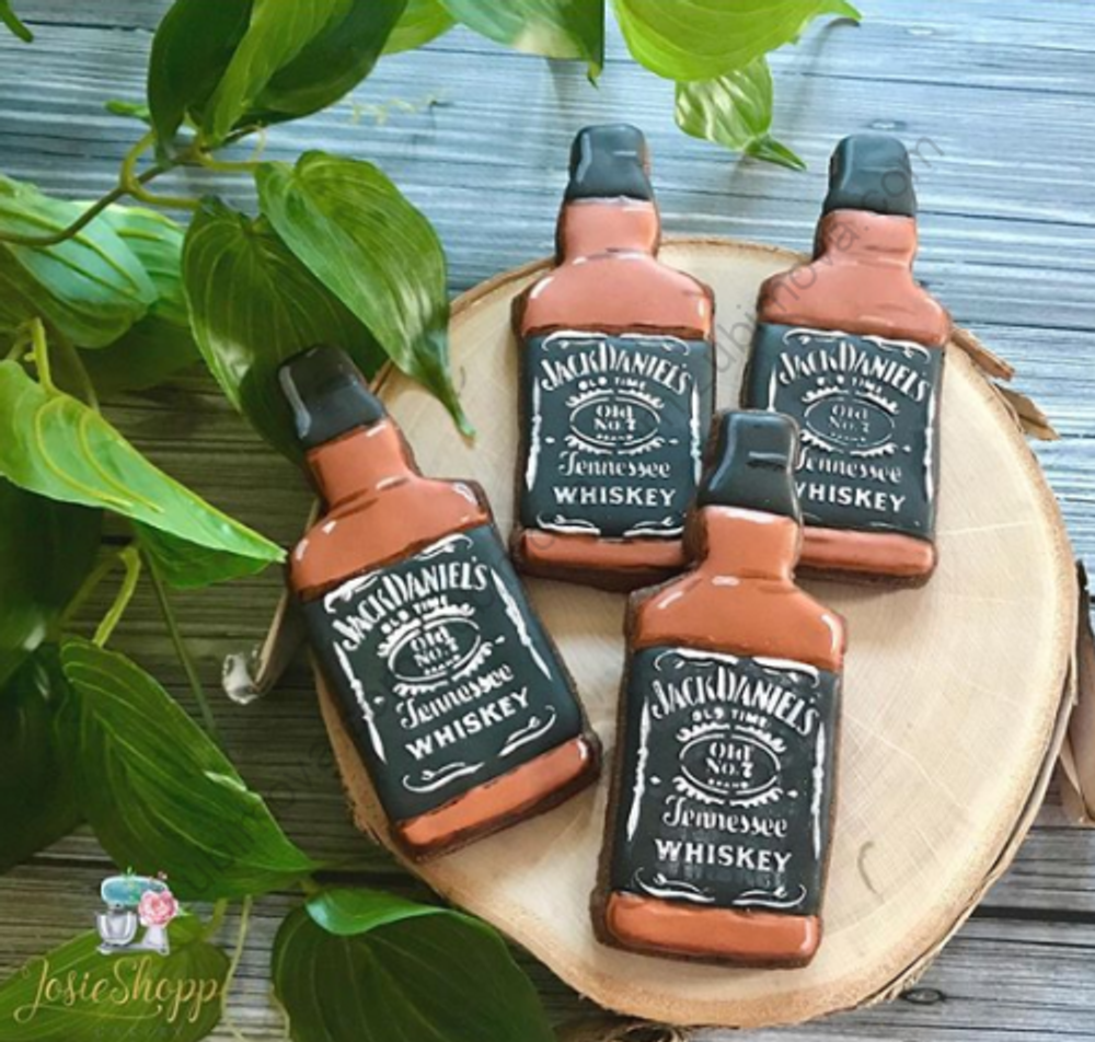 Вырубка+трафарет Виски. Jack Daniels, 12,5 см