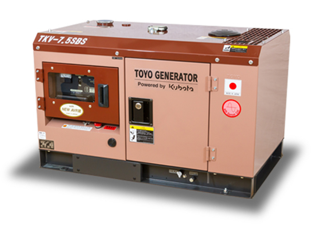 Дизельный генератор TOYO TKV 7,5 SBS