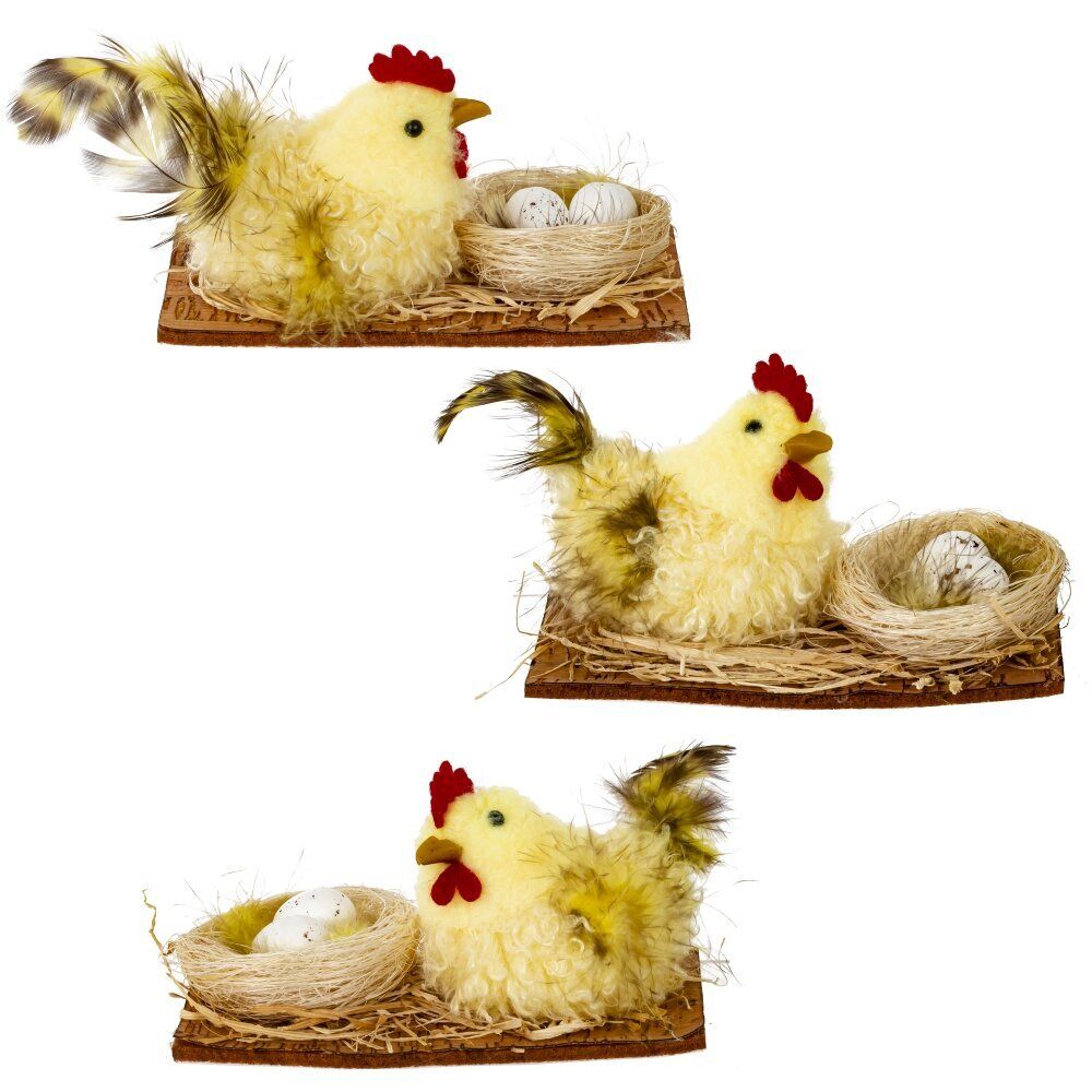 GAEM Фигурка декоративная "Курица" (блок 6шт), L11 W5 H6 см, 3в.