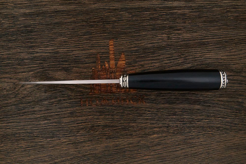 Разделочный нож Игоря Пампуха Модель 007, клинок 120мм, булат легированный, рукоять граб Т1