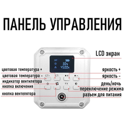 Видеосвет переносной 60 Вт с аккумулятором и ручкой для работы с рук, постоянный свет портативный