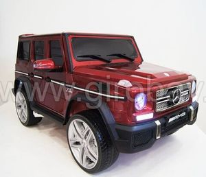 Детский электромобиль River Toys Mercedes-Benz-G65-AMG красный