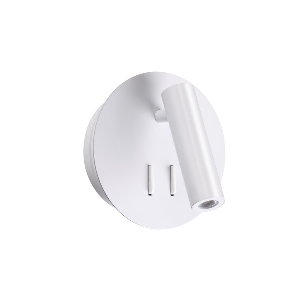 3912/9WL HIGHTECH ODL20 471 бел/металл Наст-й свет-к с лампой д/чтения с выкл LED 9W 3000K 220V BEAM