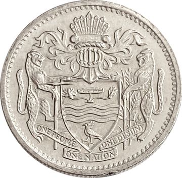 10 центов 1991 Гайана