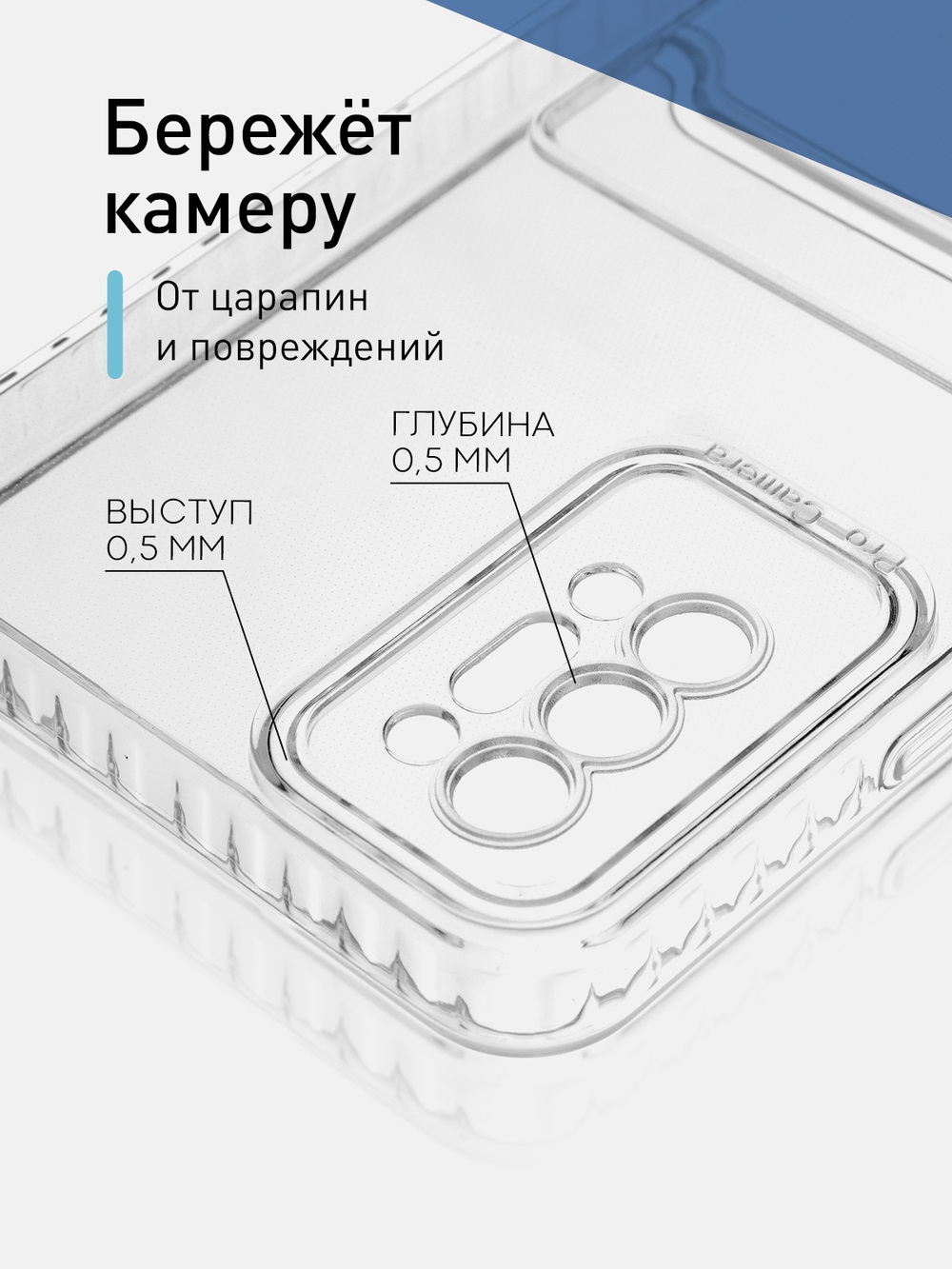 Чехол ROSCO для Tecno Pova 2 (арт. TCN-POVA2-TPU-01-POCKET )