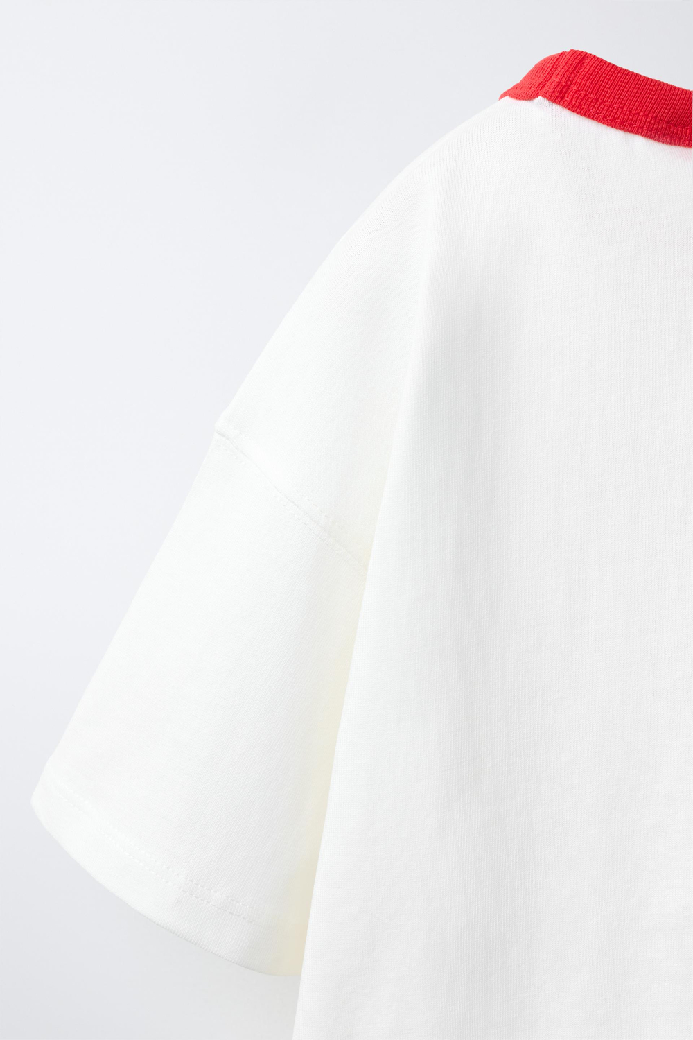 ZARA Х CASA LAWA ФУТБОЛКА С ЛОГОТИПОМ, БЕЛЫЙ