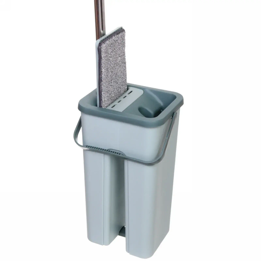 Набор для уборки «Azure»(ведро с отжимом, швабра, две насадки) F015 без коробки