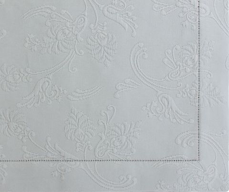 Покрывало 150x220 Luxberry Country с мережкой голубое