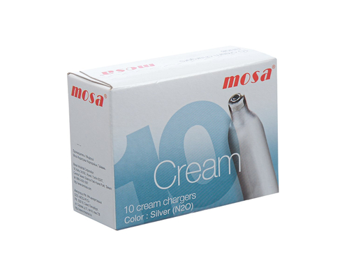 Баллончик для сифона для взбивания сливок Mosa (N20), 10 штук в упаковке