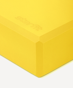 Блок для йоги YB-200 EVA, желтый, пара