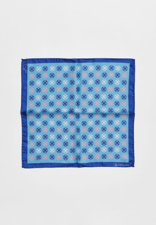 Шелковый платок SHANYRAQ BLUE 36x36