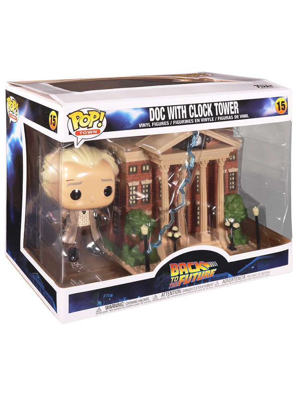 Фигурка Funko POP! Town BTTF Doc w/Clock Tower (15) 46910
