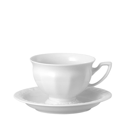 Rosenthal - Белая чашка и блюдце Maria Rosenthal 180мл для кофе / артикул   10430 800001 14742 + 10430 800001 14741  / GTIN 4012438097381