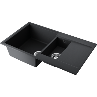 Мойка Omoikiri Daisen 86-2-BL Artgranit/черный