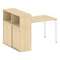 Метал Систем Стол письменный с шкафом-купе на П-образном м/к БП.РС-СШК-3.2 Т