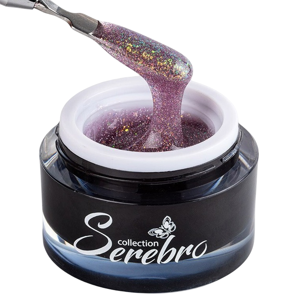 Гель светоотражающий Serebro №04, 15 мл