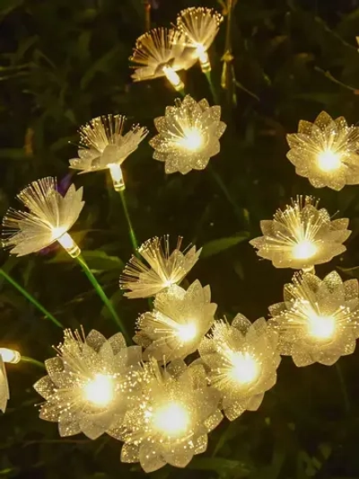 Светильник на солнечной батарее уличный беспроводной / Сакура 2 шт