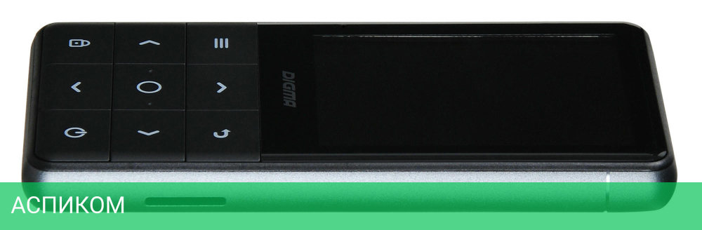 Цифровой плеер Digma Y4 BT 16Gb черный