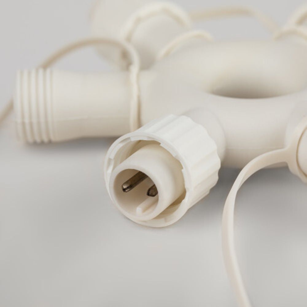 Разветвитель ЭРА ERAPS-OR2 круговой для гирлянд 6 гнезд IP44 ПВХ 24 В