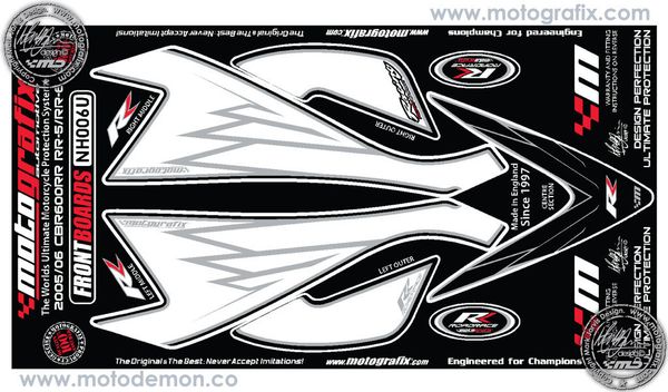 Наклейка Motografix NH006U для мотоциклов HONDA CBR 600RR &#39;05-06