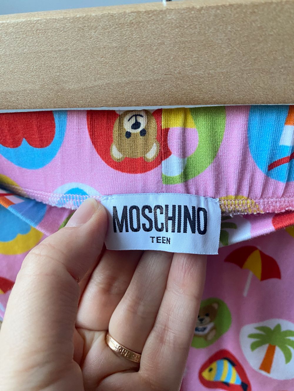 Хлопковые брюки Moschino, 128