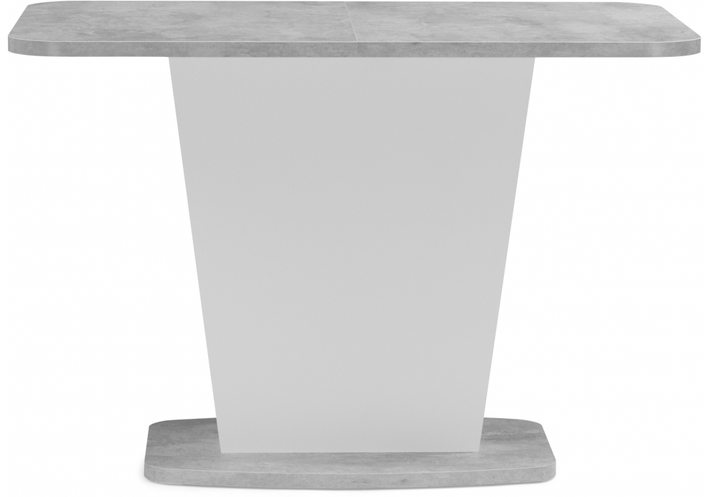 Стол деревянный Woodville Комфорт цемент светлый, белый