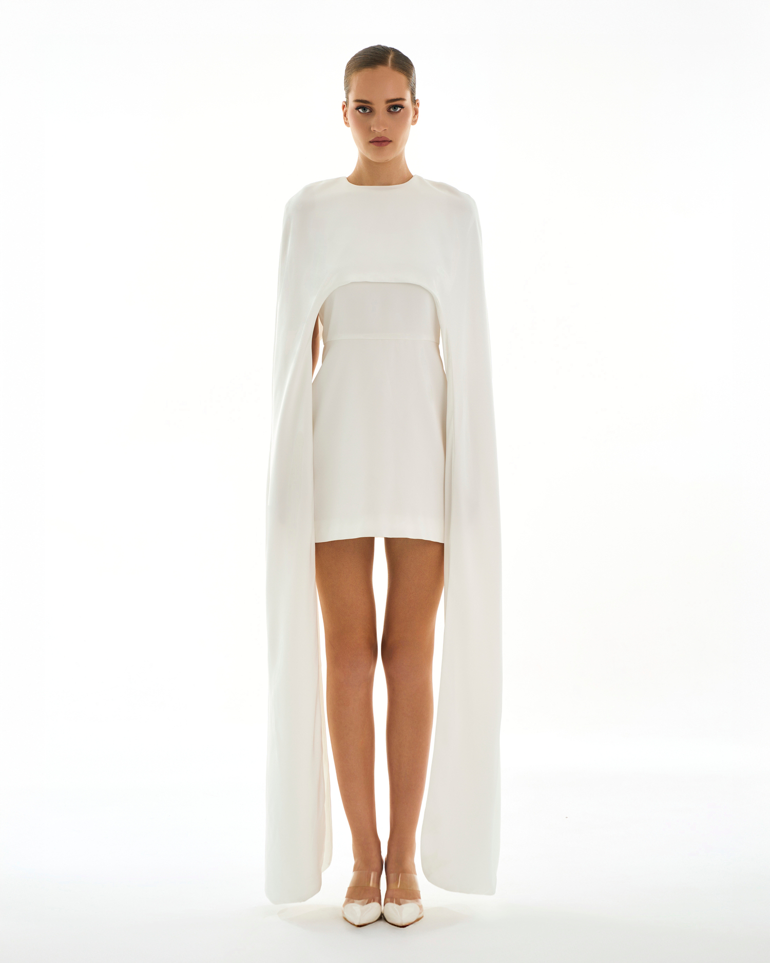 Платье Loona (Луна) мини белое