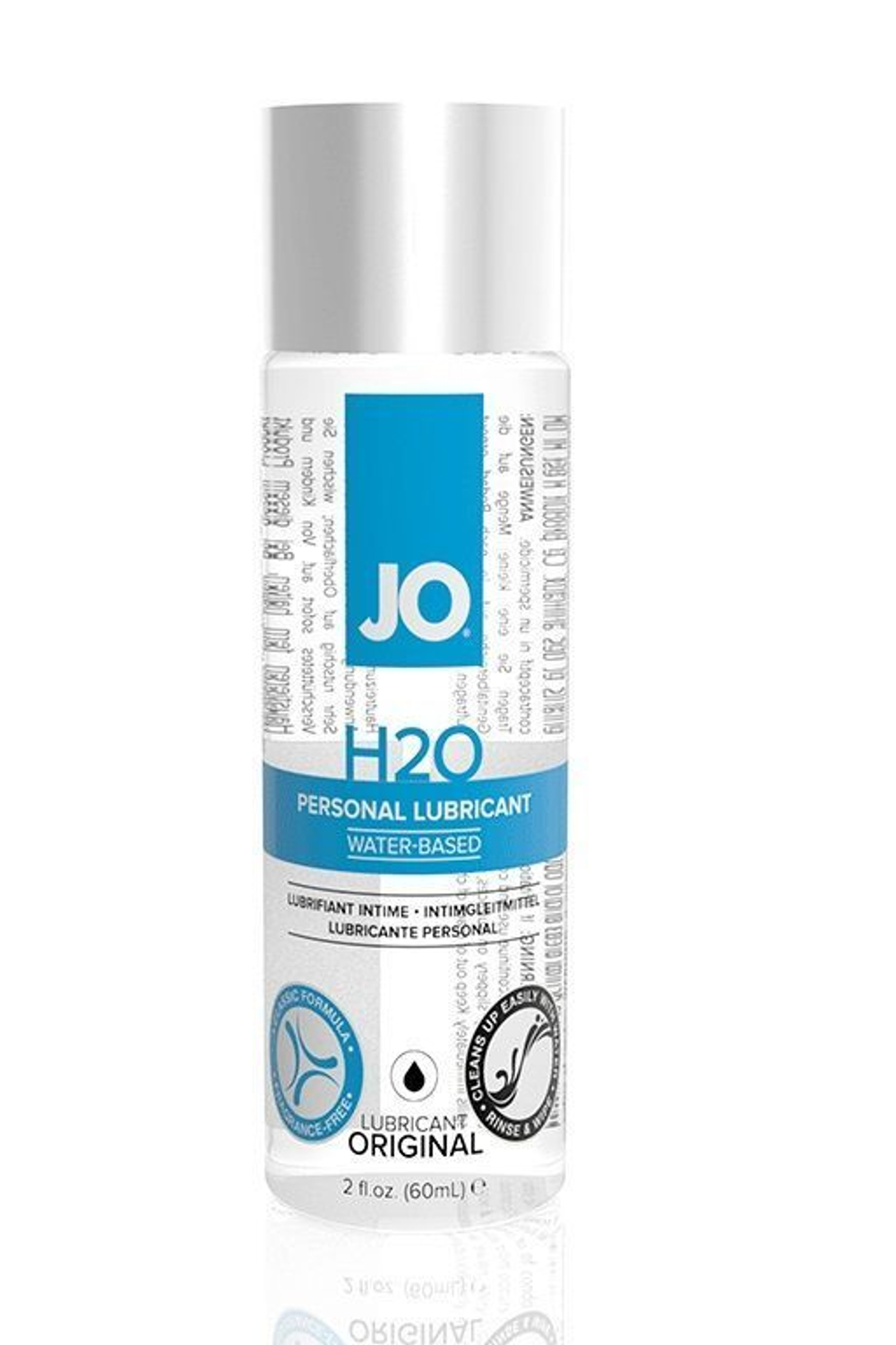 Нейтральный лубрикант на водной основе Personal Lubricant H2O - 60 мл.