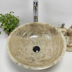 Раковина из оникса Bowl Grey Medium TinLip BO-61089 45*45*17