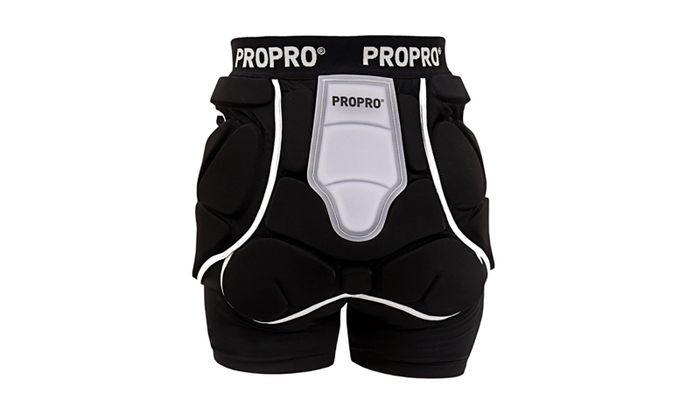 Шорты защитные взрослые PROPRO черно-серые