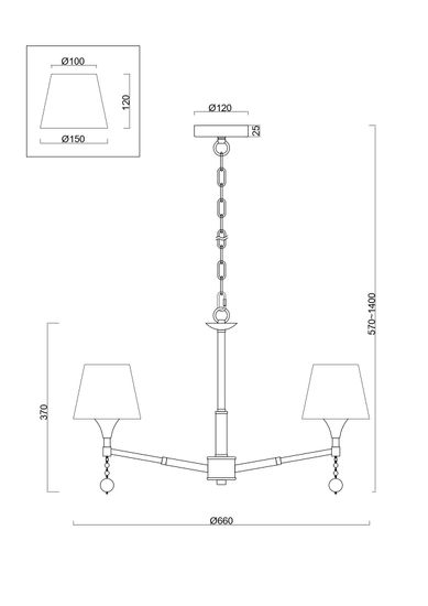 Люстра Freya FR5239PL-05BBS