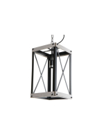 Потолочный светильник DKD Home Decor Чёрный Металл Коричневый 220 V 50 W (25 x 25 x 43 cm)