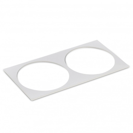 Декоративная двойная рамка для светильника DL20761, 175х89х2.5, белая