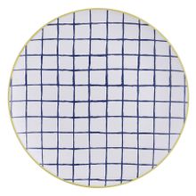 Набор из 2-х керамических закусочных тарелок LT_LJ_SPLBT_CRC_21, 21.5 см, синий/белый