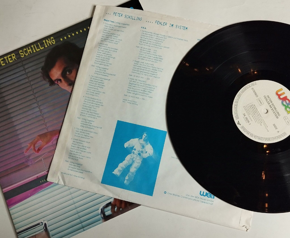Винтажная виниловая пластинка LP Peter Schilling Fehler Im System (Germany 1982)