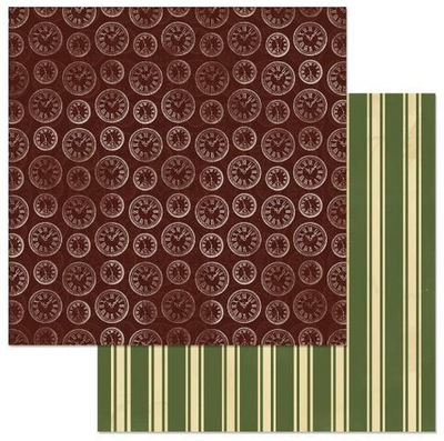 Бумага "Мужской винтаж. Часы" (ScrapMania)