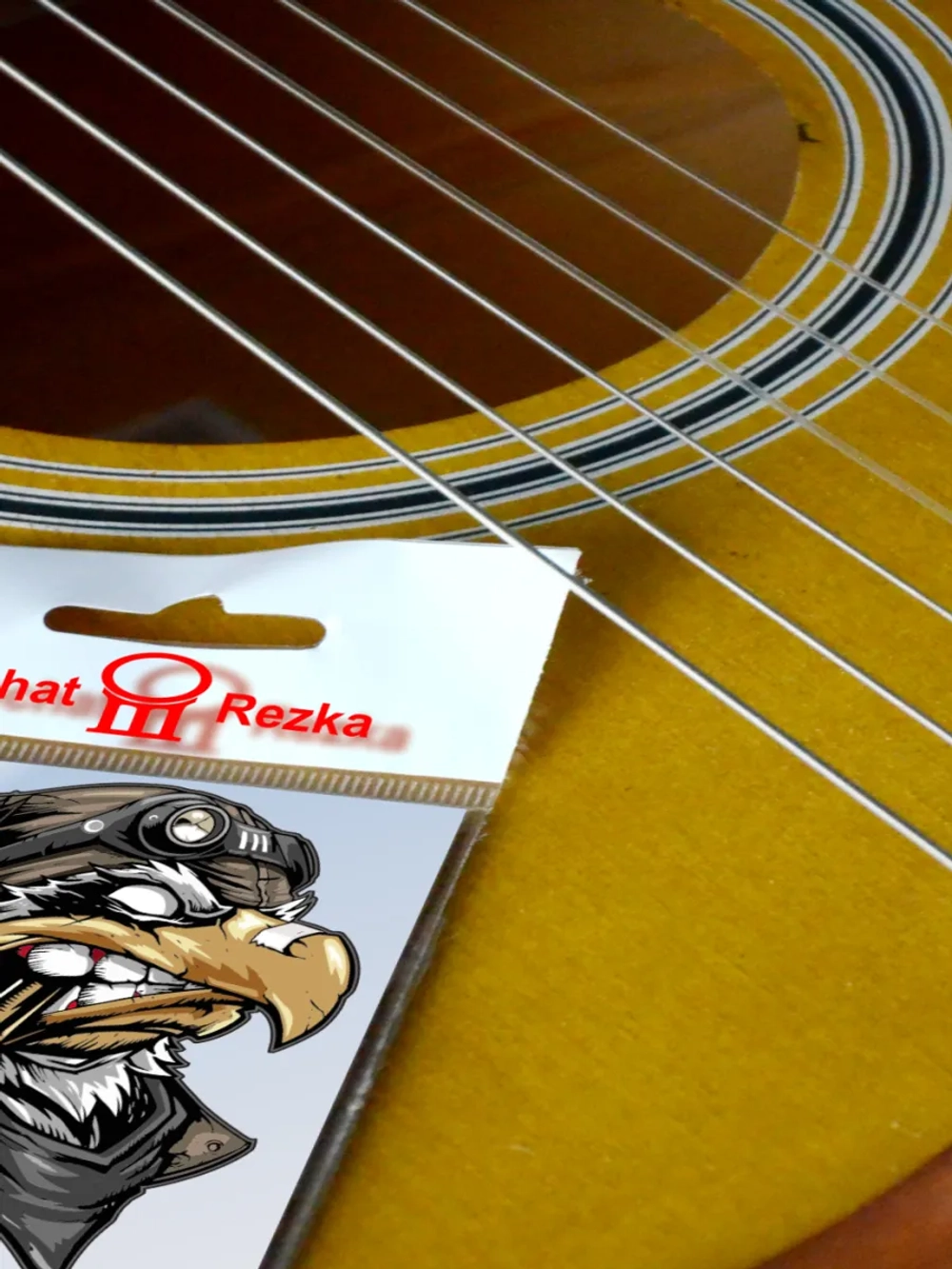 Стикеры - Орёл с патроном